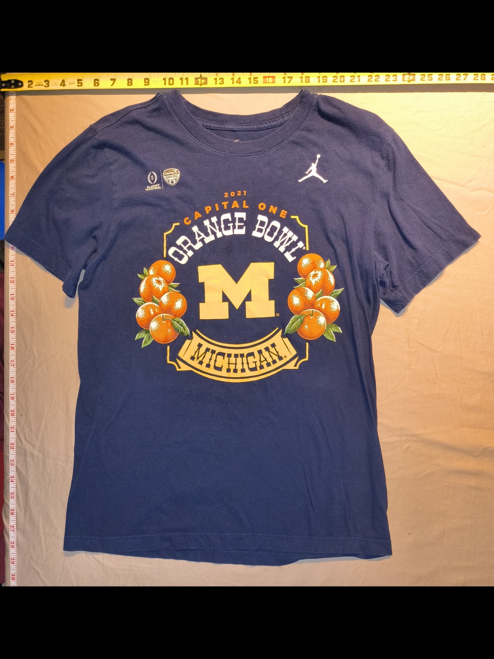 Nike Navy Michigan Orange Bowl 2021 Graphic Tee